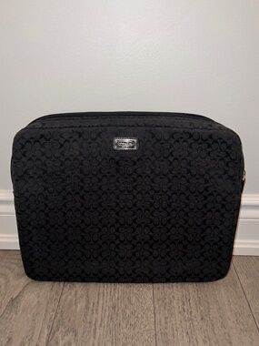 Coach Signature Black Laptop Bag